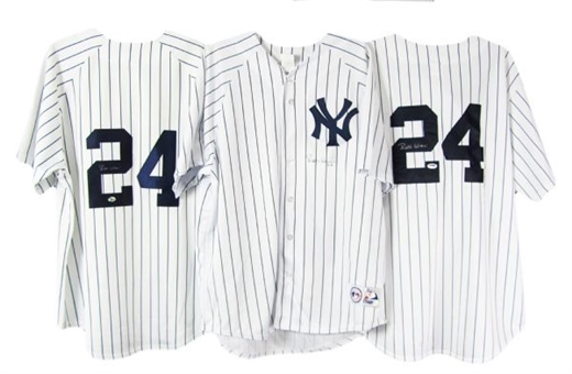 Robinson Cano Signed New York Yankees Jerseys (Lot of 3)